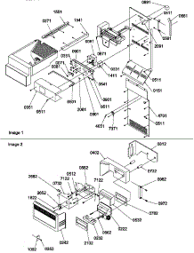 07 - Ice Maker / Control Assy parts for Amana Refrigerator SRDE520TW / P1312401W W from AppliancePartsPros.com