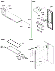 11 - Refrigerator Door, Trim And Handles parts for Amana Refrigerator SRDE522VE / P1320304W E from AppliancePartsPros.com