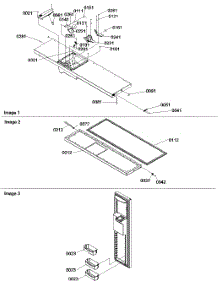 06 - Freezer Door parts for Amana Refrigerator SRDE522VW / P1320304W W from AppliancePartsPros.com