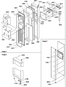 05 - Fz Door parts for Amana Refrigerator SRDE528SW / P1184904W W from AppliancePartsPros.com
