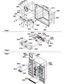09 - Ice-Water Cav / Elec Brkt Assy / Toe Grille parts for Amana Refrigerator SRDE528TBW / P1312602W W from AppliancePartsPros.com