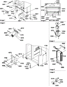 04 - Drain Systems, Rollers, And Evap Assy parts for Amana Refrigerator SRDE528TW / P1312601W W from AppliancePartsPros.com