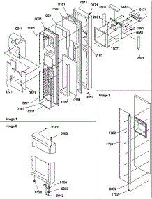 05 - Fz Door parts for Amana Refrigerator SRDE528TW / P1312601W W from AppliancePartsPros.com