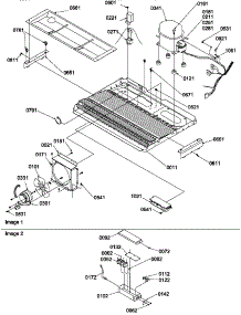 10 - Machine Compartment parts for Amana Refrigerator SRDE528TW / P1310301W W from AppliancePartsPros.com