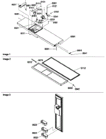 06 - Freezer Door parts for Amana Refrigerator SRDE528VW / P1320403W W from AppliancePartsPros.com