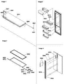 11 - Refrigerator Door, Door Trim And Handles parts for Amana Refrigerator SRDE528VW / P1320403W W from AppliancePartsPros.com