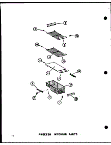 08 - Fz Interior Parts parts for Amana Refrigerator SRI19B-C / P7332048W C from AppliancePartsPros.com