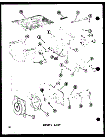 03 - Cavity Assy parts for Amana Refrigerator SRI19C-G / P7390005W G from AppliancePartsPros.com