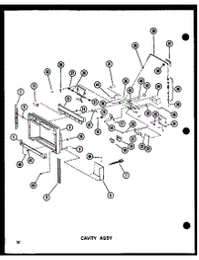 02 - Cavity Assy parts for Amana Refrigerator SRI19D / P7390015W from AppliancePartsPros.com