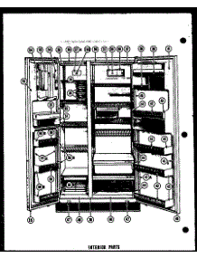 11 - Interior Parts parts for Amana Refrigerator SRI19D from AppliancePartsPros.com