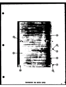 05 - Evap Fan Motor Cover parts for Amana Refrigerator SRI19E from AppliancePartsPros.com