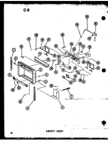 02 - Cavity Assy parts for Amana Refrigerator SRI19E-C / P7487005W C from AppliancePartsPros.com