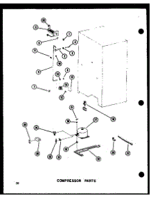 04 - Compressor Parts parts for Amana Refrigerator SRI19W / P6035049W from AppliancePartsPros.com