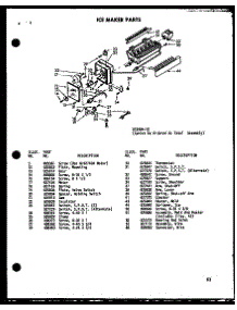 10 - Icemaker Parts parts for Amana Refrigerator SRI19W / P6035049W from AppliancePartsPros.com