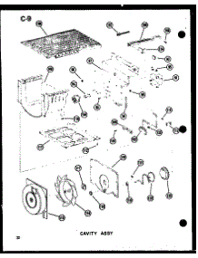 03 - Cavity Assy parts for Amana Refrigerator SRI19WG / P6035036W G from AppliancePartsPros.com
