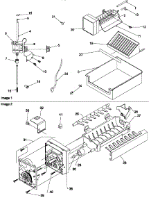 07 - Ice Maker Assy parts for Amana Refrigerator SRI20S2W / P1190101W W from AppliancePartsPros.com