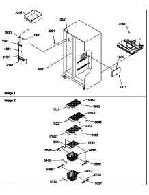 06 - Fz Shelves And Lights parts for Amana Refrigerator SRI21VE / P1315601W E from AppliancePartsPros.com