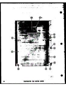 07 - Evap Fan Motor Cover parts for Amana Refrigerator SRI22D from AppliancePartsPros.com