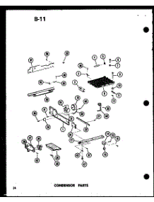 03 - Condensor Parts parts for Amana Refrigerator SRI22E-1-A / P7487026W A from AppliancePartsPros.com