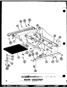 05 - Machine Compartment parts for Amana Refrigerator SRI22GL / P7745511W L from AppliancePartsPros.com