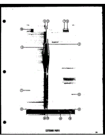 08 - Exterior Parts parts for Amana Refrigerator SRI25E from AppliancePartsPros.com