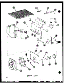 03 - Cavity Assy parts for Amana Refrigerator SRI519C / P7332055W from AppliancePartsPros.com