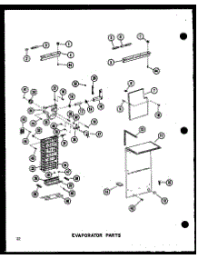 06 - Evap Parts parts for Amana Refrigerator SRI519C-L / P7332055W L from AppliancePartsPros.com