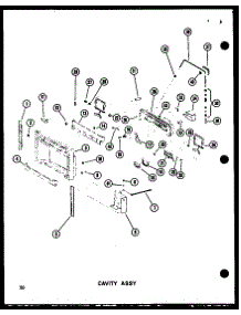 02 - Cavity Assy parts for Amana Refrigerator SRI519W-L / P7332025W L from AppliancePartsPros.com