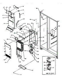 05 - Fz Evap And Air Handling parts for Amana Refrigerator SS21SL / P1193801W L from AppliancePartsPros.com