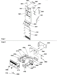 03 - Control Assy parts for Amana Refrigerator SS21SL / P1193802W L from AppliancePartsPros.com