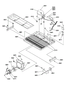 09 - Machine Compartment parts for Amana Refrigerator SS21SL / P1193802W L from AppliancePartsPros.com