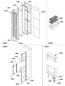 06 - Fz Door And Accessories parts for Amana Refrigerator SS21SW / P1193802W W from AppliancePartsPros.com