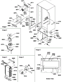 05 - Drain System, Rollers, And Evap Assy parts for Amana Refrigerator SS25TL / P1194004W L from AppliancePartsPros.com