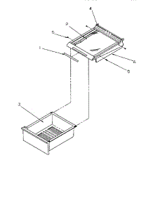 16 - Shelving And Drawers (Ref) parts for Amana Refrigerator SSD21SL / P1193901W L from AppliancePartsPros.com