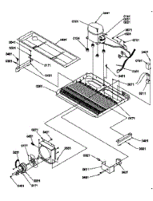09 - Machine Compartment parts for Amana Refrigerator SSD21SL / P1193908W L from AppliancePartsPros.com