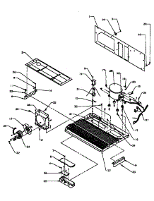 11 - Machine Compartment parts for Amana Refrigerator SSD25N2L / P1181322W L from AppliancePartsPros.com