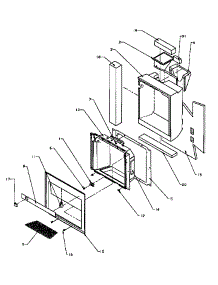 08 - Ice And Water Cavity parts for Amana Refrigerator SSD25N5L / P1178903W L from AppliancePartsPros.com