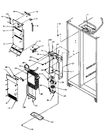 04 - Evap And Air Handling parts for Amana Refrigerator SSD25N5W / P1178903W W from AppliancePartsPros.com