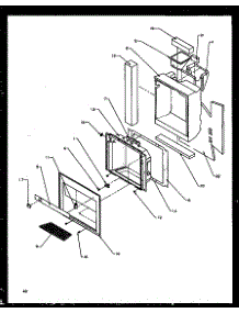 09 - Ice And Water Cavity parts for Amana Refrigerator SSD25NBW / P1162409W W from AppliancePartsPros.com