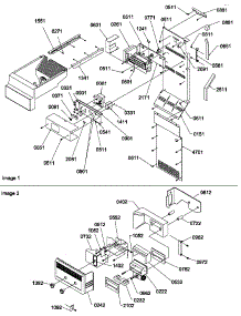 08 - Ice Maker / Control Assy parts for Amana Refrigerator SSD25TE / P1190316W E from AppliancePartsPros.com