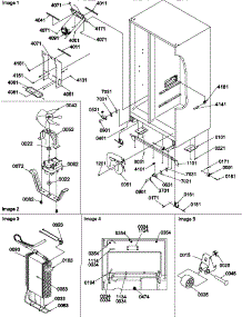 04 - Drain Systems, Rollers, And Evap Assy parts for Amana Refrigerator SSD25TE / P1314201W E from AppliancePartsPros.com