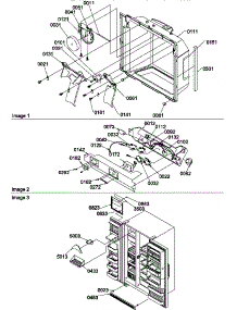 09 - Ice-Water Cav / Elec Brkt Assy / Toe Grille parts for Amana Refrigerator SSD25TE / P1314201W E from AppliancePartsPros.com