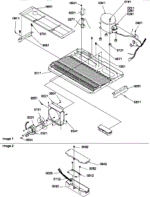 10 - Machine Compartment parts for Amana Refrigerator SSD25TW / P1190316W W from AppliancePartsPros.com