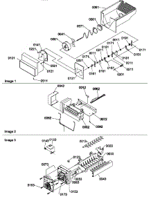 07 - Ice Bucket Auger, Im Assy, & Im Parts parts for Amana Refrigerator SSD522SBW / P1184703W W from AppliancePartsPros.com