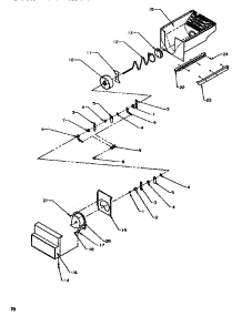 03 - Crushed Ice Bucket parts for Amana Refrigerator SSD522SW / P1184702W W from AppliancePartsPros.com