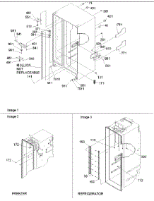 02 - Cabinet Parts parts for Amana Refrigerator SSD522VS / P1320307W S from AppliancePartsPros.com