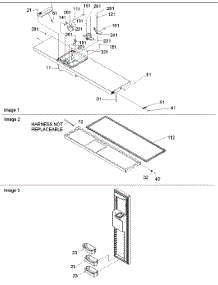 07 - Freezer Door parts for Amana Refrigerator SSD522VS / P1320307W S from AppliancePartsPros.com