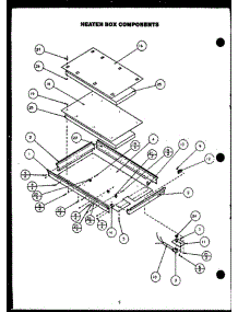 02 - Heater Box Components parts for Amana Refrigerator STD3502D / P1119907S from AppliancePartsPros.com