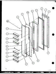 02 - Fz Door parts for Amana Refrigerator SX22J / P1104029W from AppliancePartsPros.com