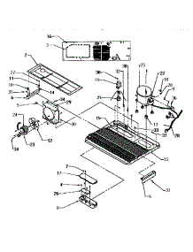 09 - Machine Compartment parts for Amana Refrigerator SX22SL / P1190201W L from AppliancePartsPros.com